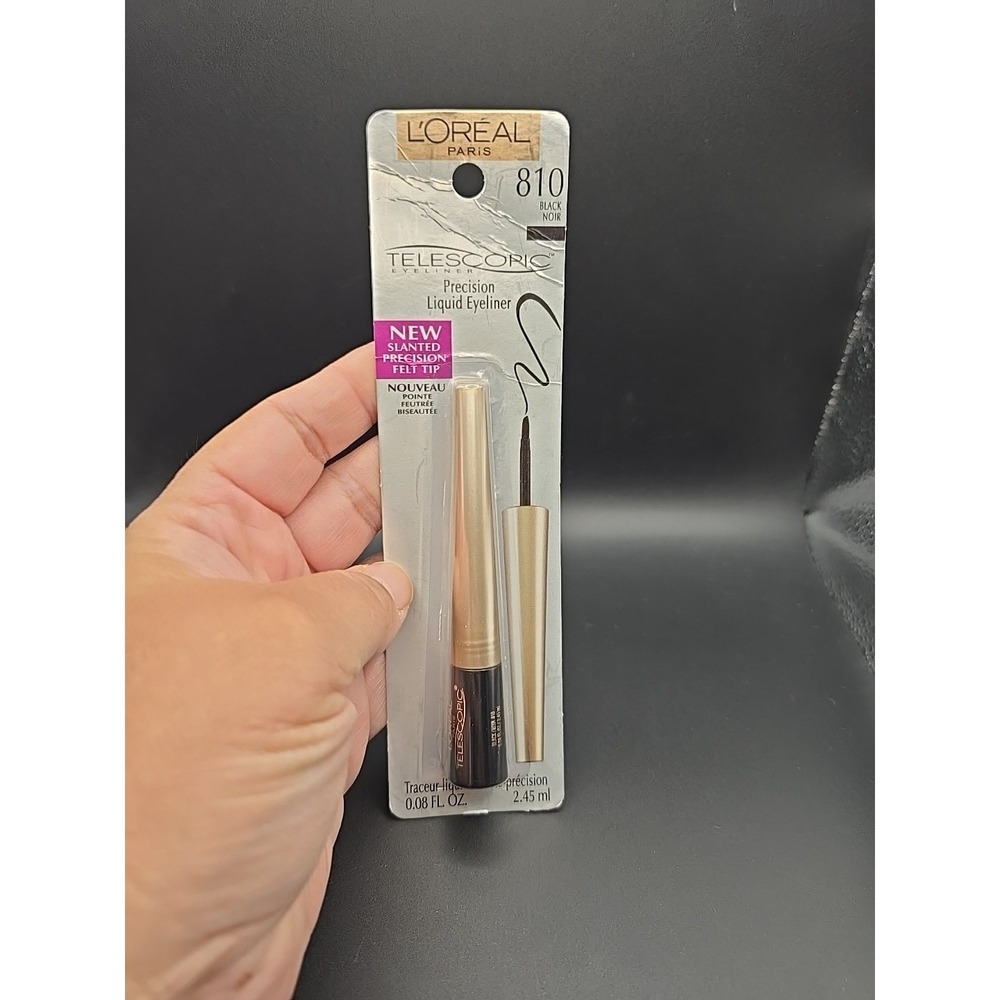 Loreal Telescopic Control Tip Liquid Eyeliner #810 BLACK NOS